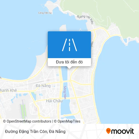 Bản đồ Đường Đặng Trần Côn