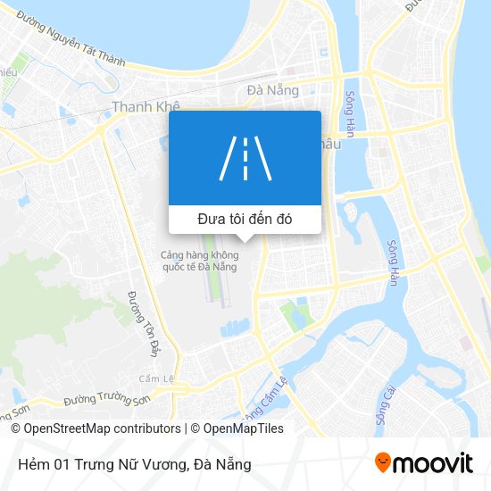 Bản đồ Hẻm 01 Trưng Nữ Vương