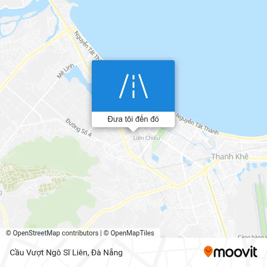 Bản đồ Cầu Vượt Ngô Sĩ Liên