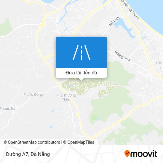 Bản đồ Đường A7