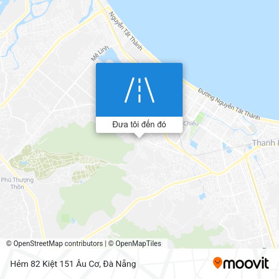 Bản đồ Hẻm 82 Kiệt 151 Âu Cơ