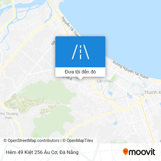 Bản đồ Hẻm 49 Kiệt 256 Âu Cơ