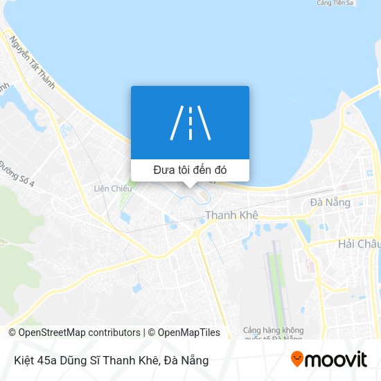 Bản đồ Kiệt 45a Dũng Sĩ Thanh Khê