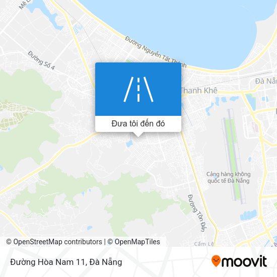 Bản đồ Đường Hòa Nam 11