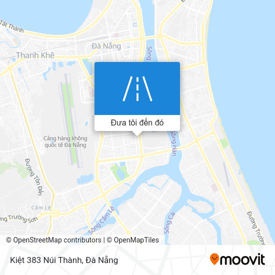 Bản đồ Kiệt 383 Núi Thành