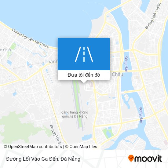 Bản đồ Đường Lối Vào Ga Đến