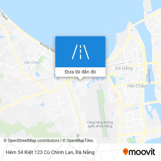 Bản đồ Hẻm 54 Kiệt 123 Cù Chính Lan