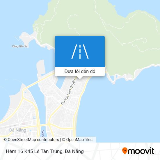 Bản đồ Hẻm 16 K45 Lê Tân Trung