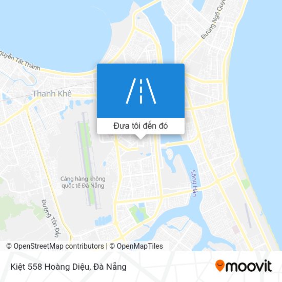 Bản đồ Kiệt 558 Hoàng Diệu