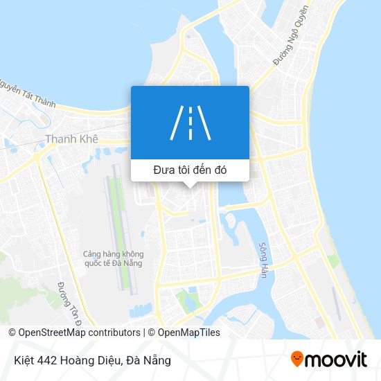 Bản đồ Kiệt 442 Hoàng Diệu