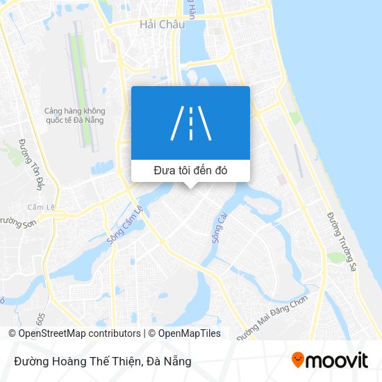Bản đồ Đường Hoàng Thế Thiện