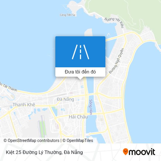 Bản đồ Kiệt 25 Đường Lý Thường