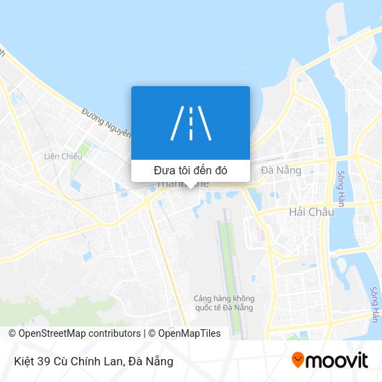Bản đồ Kiệt 39 Cù Chính Lan