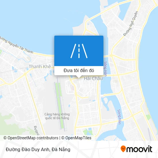 Bản đồ Đường Đào Duy Anh