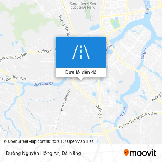 Bản đồ Đường Nguyễn Hồng Án