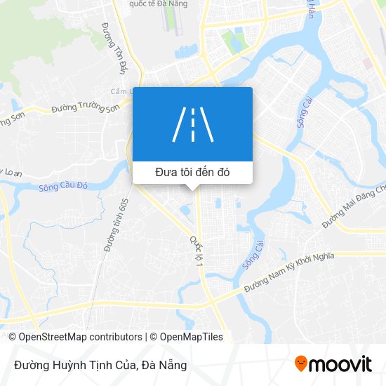 Bản đồ Đường Huỳnh Tịnh Của