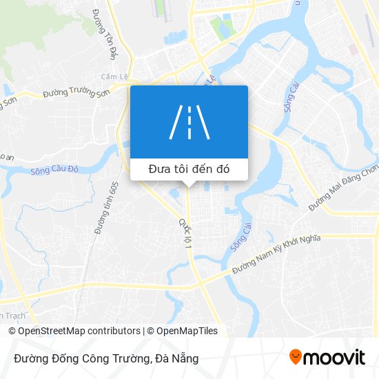 Bản đồ Đường Đống Công Trường