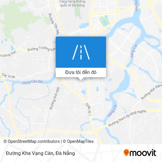 Bản đồ Đường Kha Vạng Cân