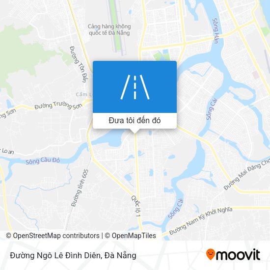Bản đồ Đường Ngô Lê Đình Diên