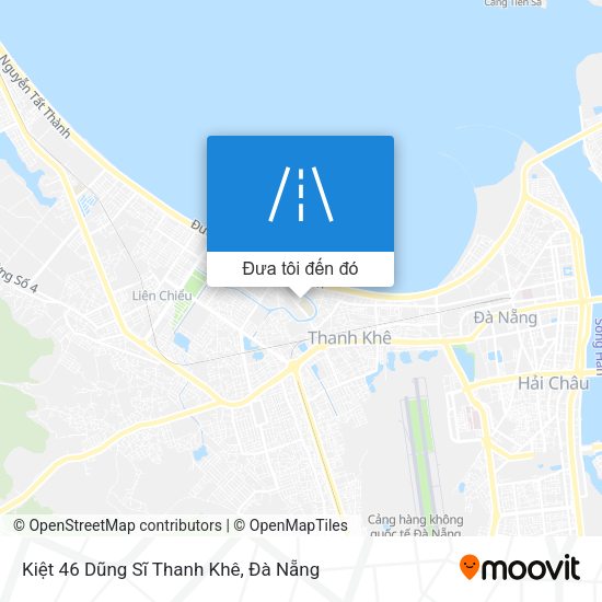 Bản đồ Kiệt 46 Dũng Sĩ Thanh Khê