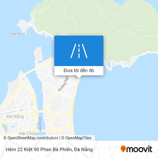 Bản đồ Hẻm 22 Kiệt 90 Phan Bá Phiến