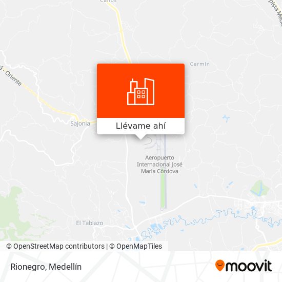 Mapa de Rionegro