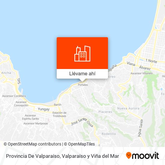 Mapa de Provincia De Valparaíso