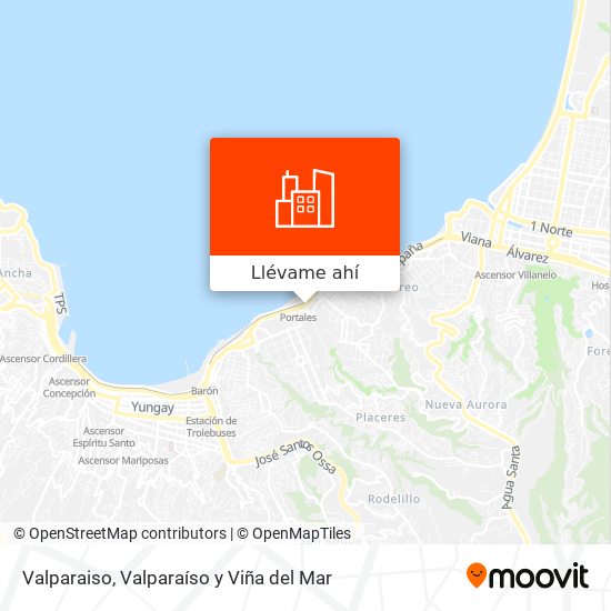 Mapa de Valparaiso