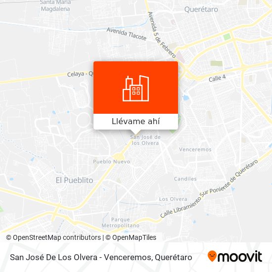 Mapa de San José De Los Olvera - Venceremos