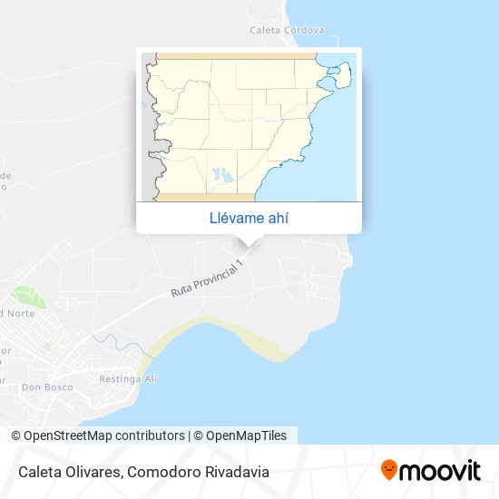 Mapa de Caleta Olivares