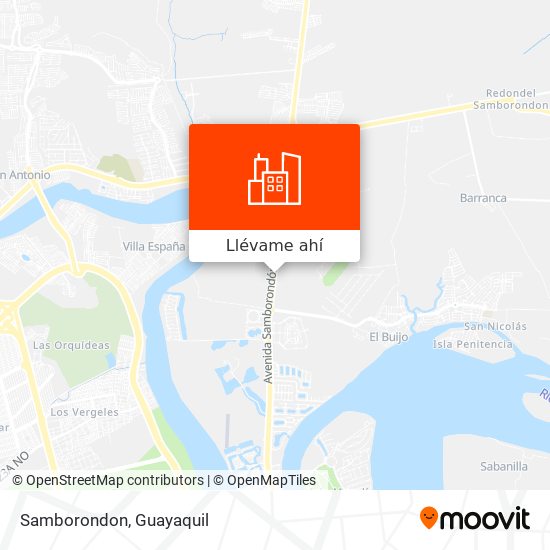 Mapa de Samborondon
