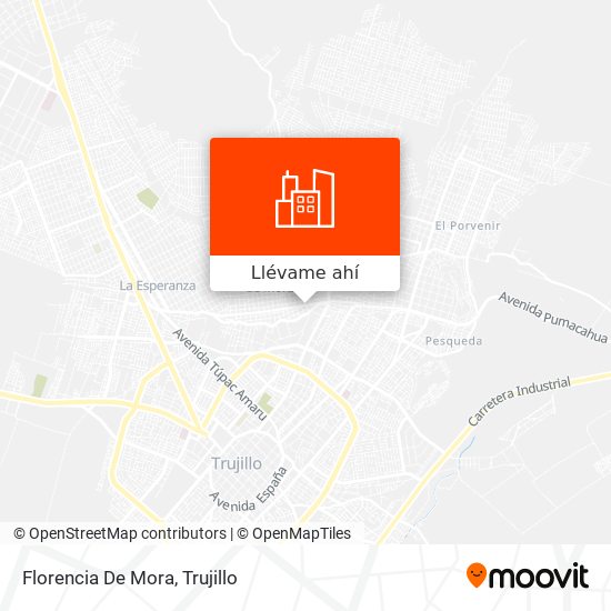 Mapa de Florencia De Mora