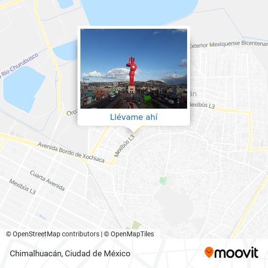 Cómo llegar a Chimalhuacán en Autobús o Metro?