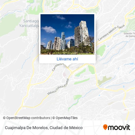 Mapa de Cuajimalpa De Morelos