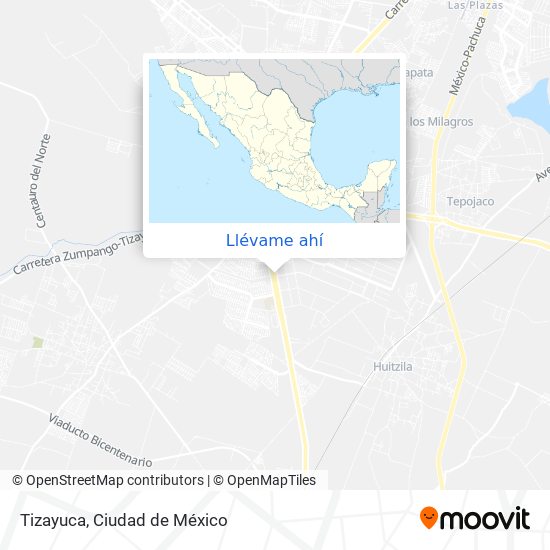 Mapa de Tizayuca