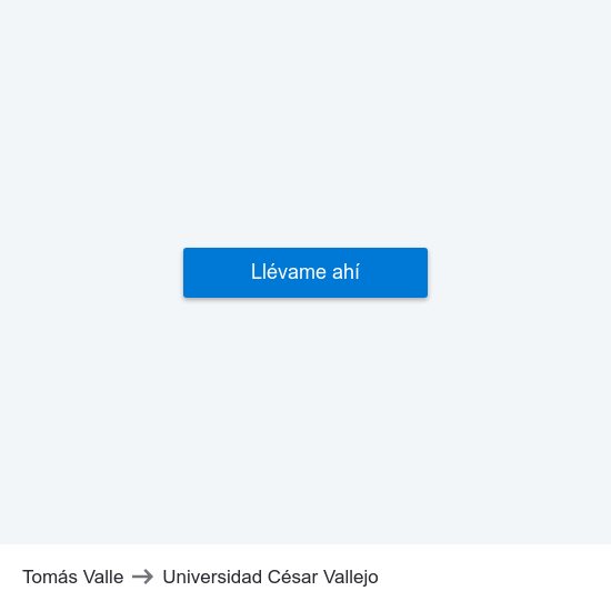 Tomás Valle to Universidad César Vallejo map