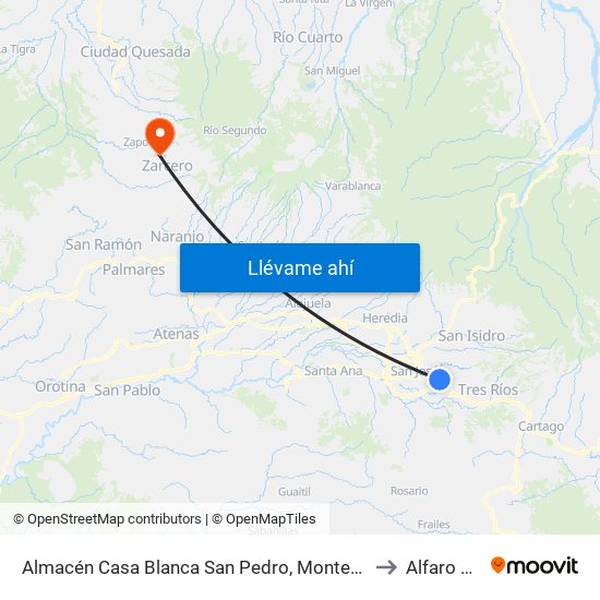Almacén Casa Blanca San Pedro, Montes De Oca to Alfaro Ruiz map