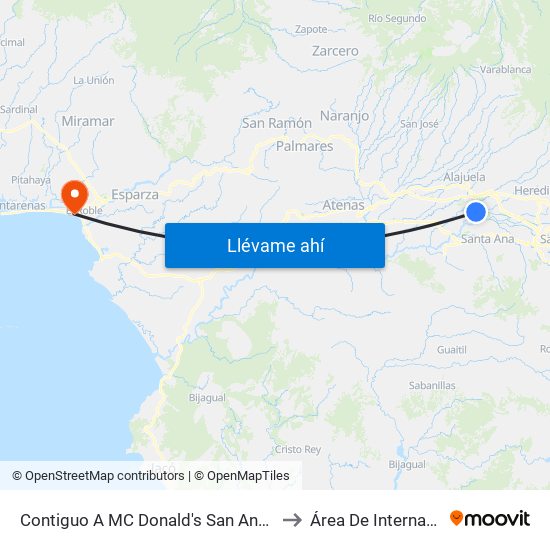 Contiguo A MC Donald's San Antonio, Belén to Área De Internamiento map