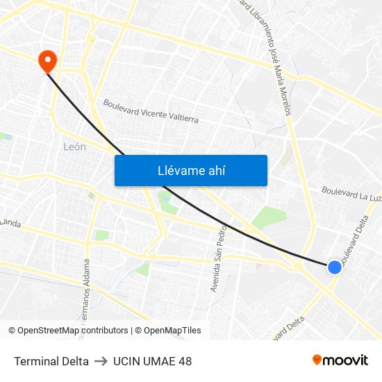 Terminal Delta to UCIN UMAE 48 map