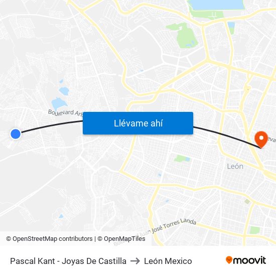 Pascal Kant - Joyas De Castilla to León Mexico map