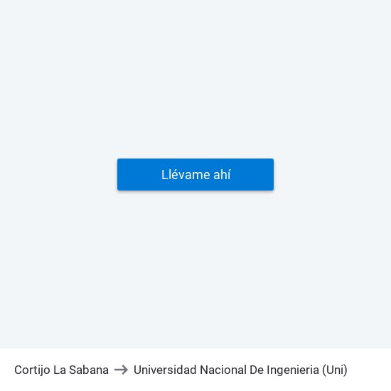 Cortijo La Sabana to Universidad Nacional De Ingenieria (Uni) map