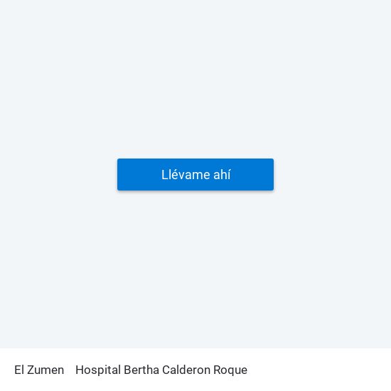 El Zumen to Hospital Bertha Calderon Roque map