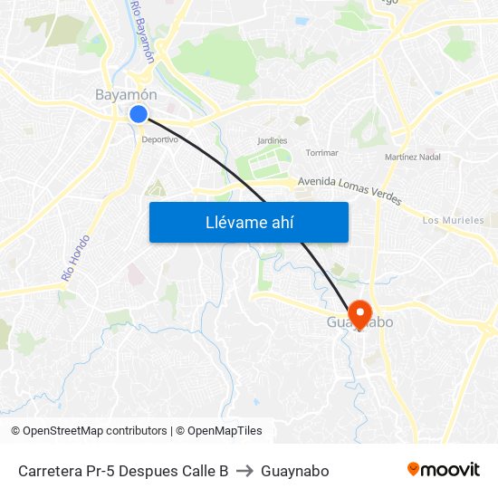 Carretera Pr-5 Despues Calle B to Guaynabo map