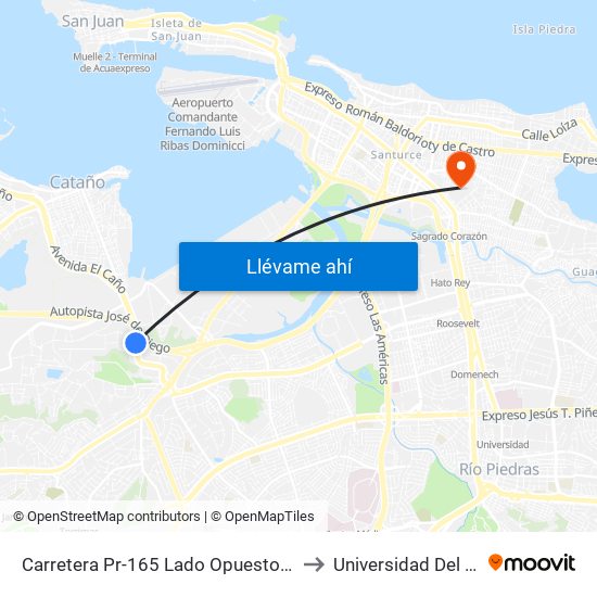 Carretera Pr-165 Lado Opuesto Centro De Distribucion Amelia to Universidad Del Sagrado Corazón map