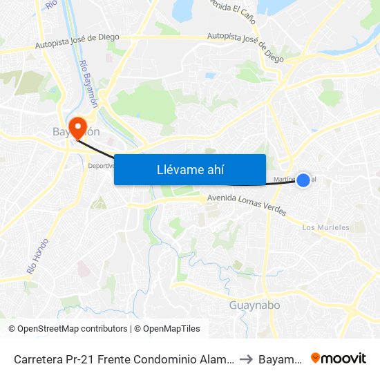 Carretera Pr-21 Frente Condominio Alameda to Bayamón map