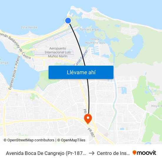 Avenida Boca De Cangrejo (Pr-187) Despues Cesco to Centro de Inspección map