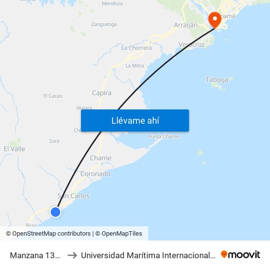 Manzana 130903, 59-131 to Universidad Marítima Internacional De Panamá (Umip) Edif. 1033 map