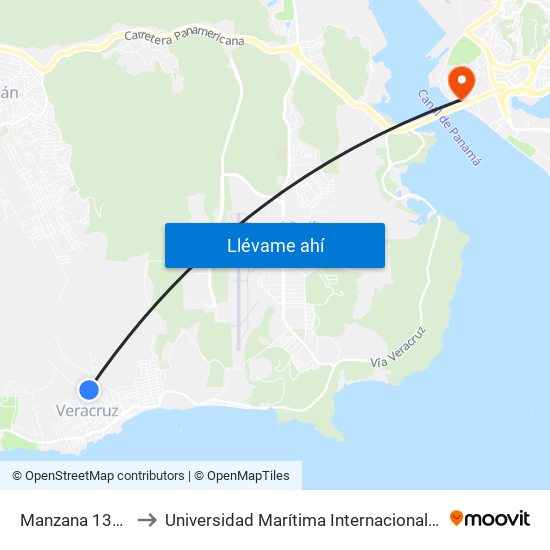 Manzana 130105, 209-11 to Universidad Marítima Internacional De Panamá (Umip) Edif. 1033 map