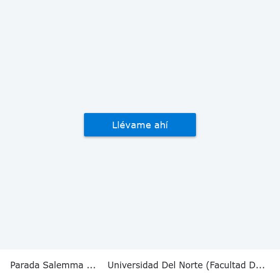 Parada Salemma Super Center to Universidad Del Norte (Facultad De Ingenieria Sede 2) map