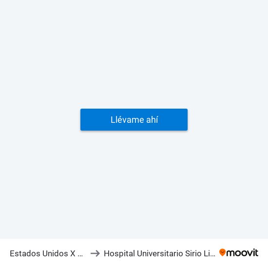 Estados Unidos X Azara to Hospital Universitario Sirio Libanés map